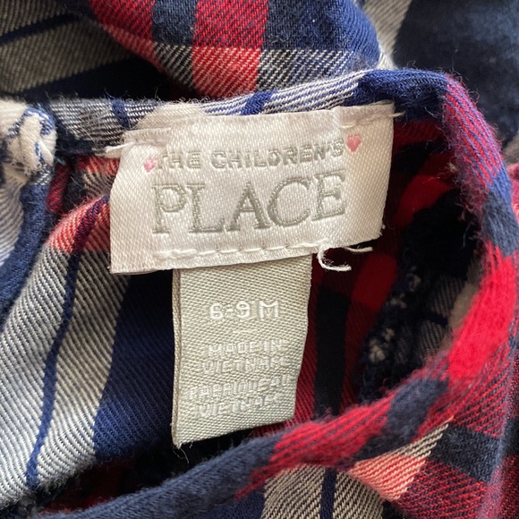 The Children’s Place Plaid Dress • 6-9Mo - Picture 7 of 8